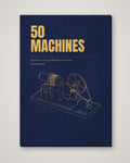 50 Machines cloth edition, navy cloth hardcover with gold printed cover
